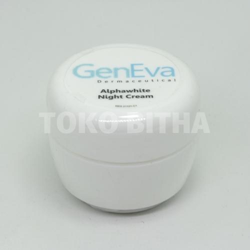 CREAM MALAM ALPHA WHITE NIGHT CREAM GENEVA 1 cream malam geneva