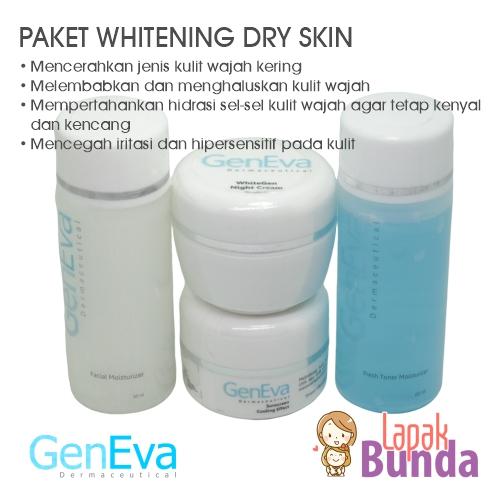 GENEVA PAKET KULIT KERING MENCERAHKAN DAN MELEMBABKAN WAJAH 1 paket kulit kering geneva