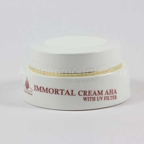 IMMORTAL AHA CREAM UV FILTER 1 sunscreen aha immortal