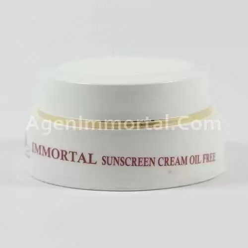 sunscreen oil free immortal