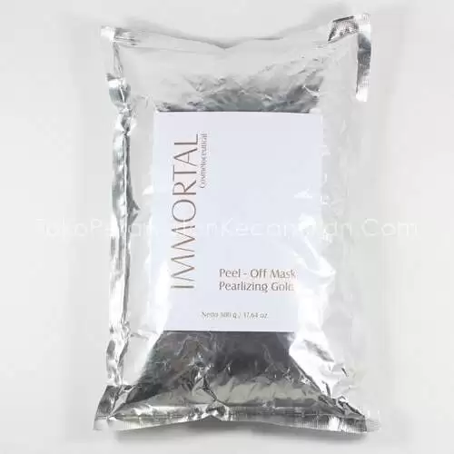 MASKER PEEL OFF PEARLIZING GOLD 500 GR 1 MASKER PEEL OFF PEARLIZING GOLD 500 GR