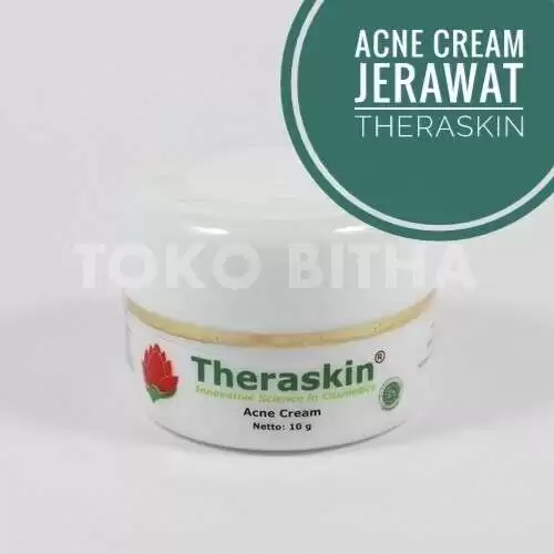 THERASKIN ACNE CREAM UNTUK MENYEMBUHKAN JERAWAT RINGAN HINGGA SEDANG AMAN EFEKTIF DAN SUDAH BPOM 1 THERASKIN-ACNE-CREAM