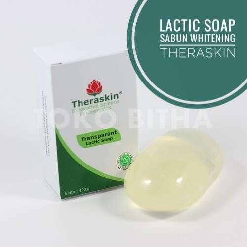 THERASKIN TRANSPARANT LACTIC SOAP SABUN PENCERAH KULIT TUBUH 1 THERASKIN TRANSPARANT LACTIC SOAP SABUN PENCERAH KULIT TUBUH