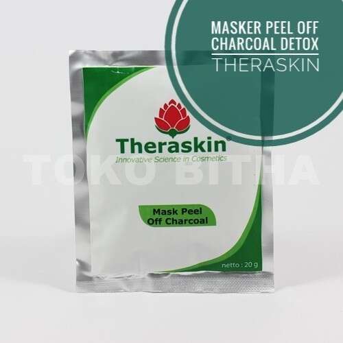 MASKER DETOKS MASKER PEEL OFF CHARCOAL THERASKIN UNTUK DETOKSIFIKASI WAJAH BERJERAWAT 1 masker-detoks-charcoal-theraskin