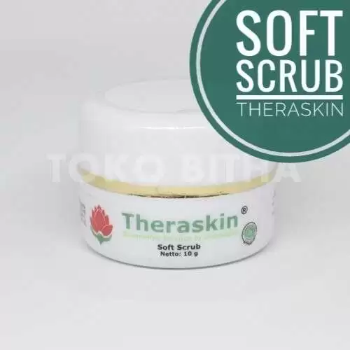 CREAM SCRUB WAJAH HALUS THERASKIN SOFT SCRUB MEMBERSIHKAN WAJAH DAN MENGANGKAT KULIT MATI