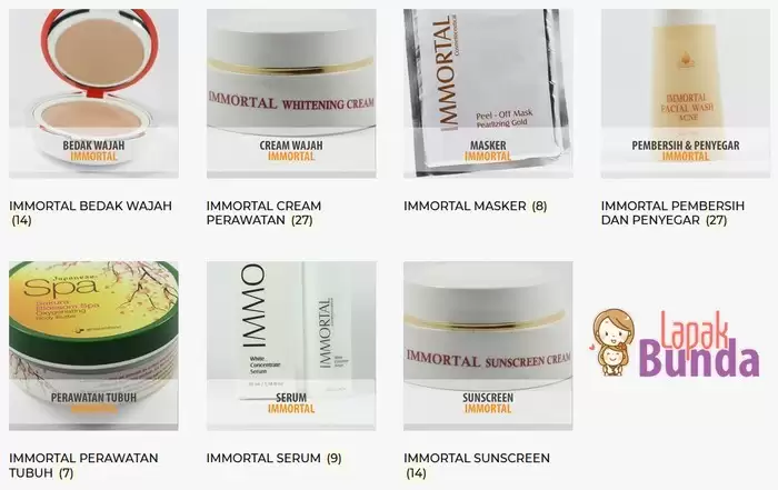 produk immortal adalah