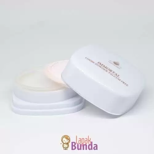 IMMORTAL LOOSE POWDER TALCUM FREE BEDAK TABUR 1 Immortal Loose Powder Talcum Free