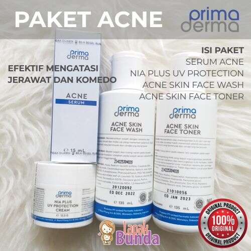 paket anti acne primaderma