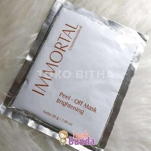MASKER PEEL OFF BRIGHTENING IMMORTAL 1 Masker Peel Off Brightening Immortal 30 GR