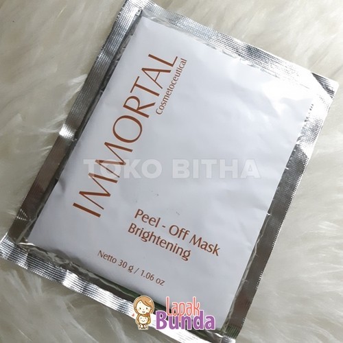 MASKER PEEL OFF BRIGHTENING IMMORTAL 2 Masker Peel Off Brightening Immortal 30 GR