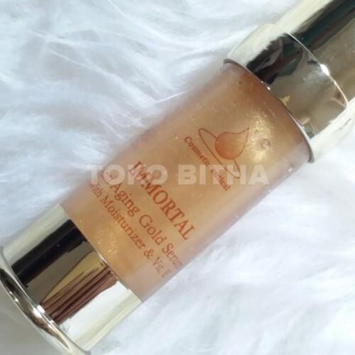 IMMORTAL SERUM ANTI AGING GOLD WITH MOISTURIZER & VIT E 1 IMMORTAL SERUM ANTI AGING GOLD