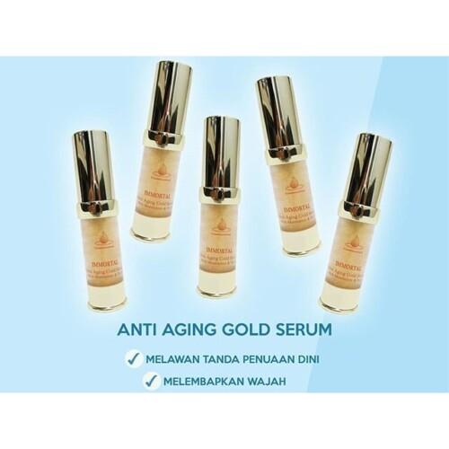 IMMORTAL SERUM ANTI AGING GOLD WITH MOISTURIZER & VIT E 4 IMMORTAL SERUM ANTI AGING GOLD