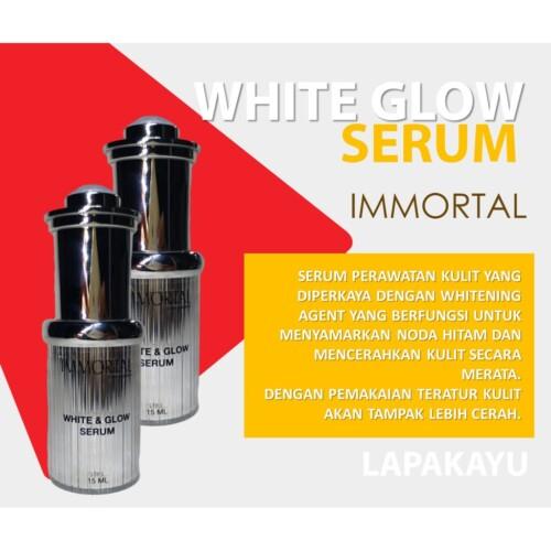 WHITE GLOW SERUM IMMORTAL SERUM GLOWING 1 white glow serum immortal