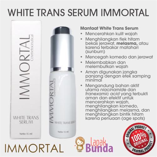 SERUM PENGHILANG FLEK HITAM WHITE TRANS SERUM IMMORTAL 2 white trans serum immortal serum penghilang flek hitam
