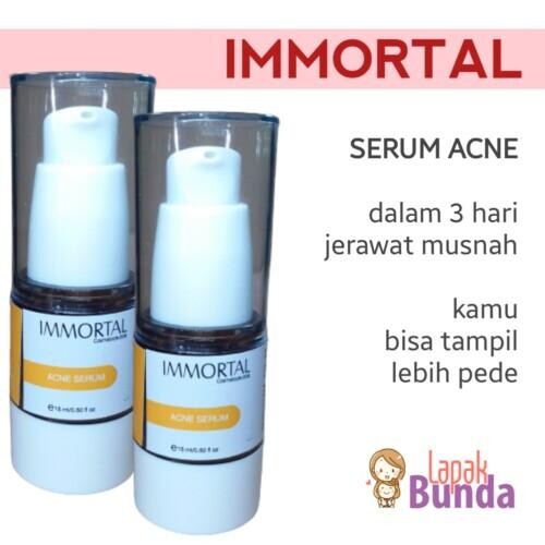 IMMORTAL ACNE SERUM ANTI JERAWAT 2 immortal acne serum
