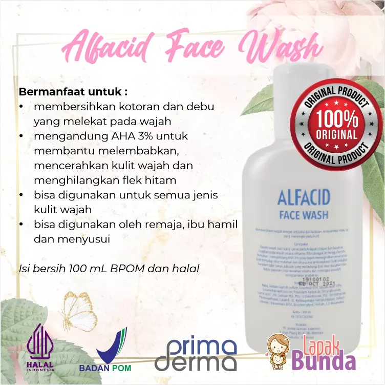 PAKET ALFACID PRIMADERMA 5 alfacid wash primaderma