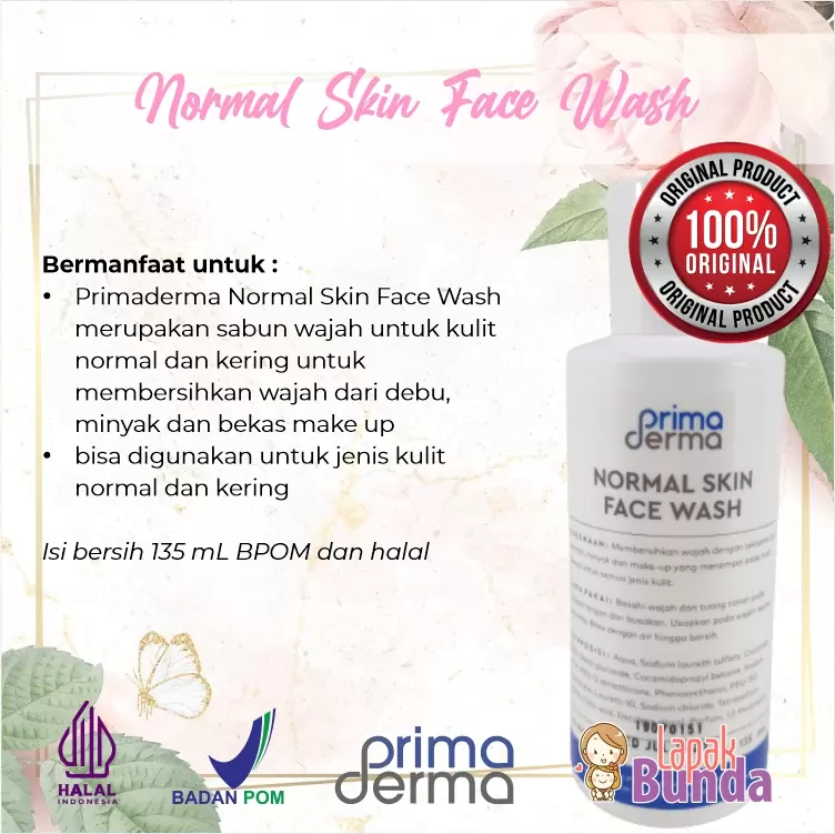 normal face wash primaderma