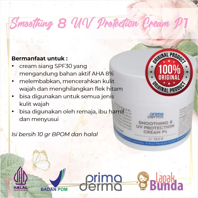 PAKET ALFACID PRIMADERMA 2 smoothing 8 uv protection cream p1 primaderma