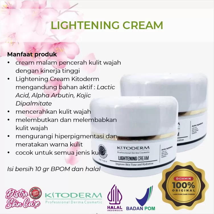 KITODERM LIGHTENING CREAM MALAM