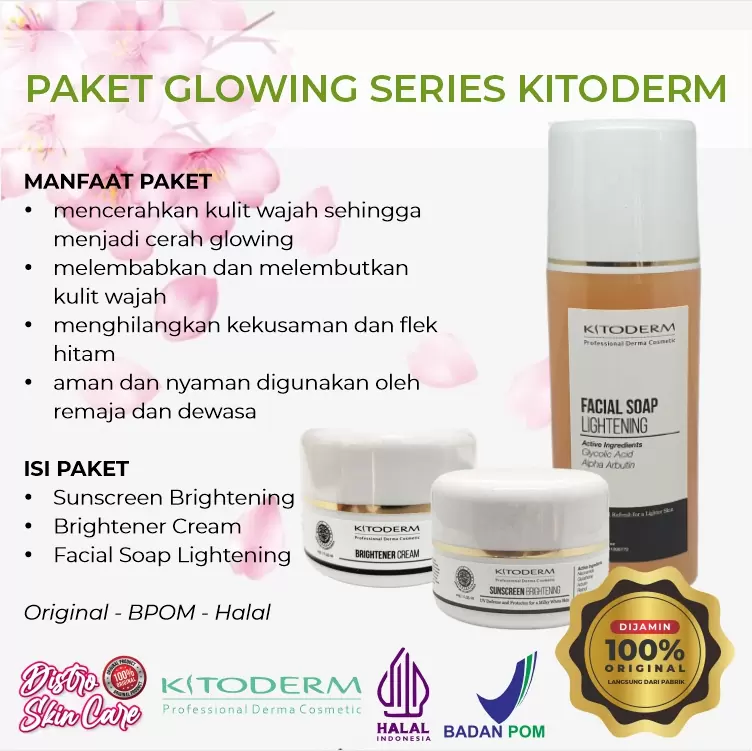 KITODERM PAKET GLOWING SERIES 1 KITODERM PAKET GLOWING SERIES