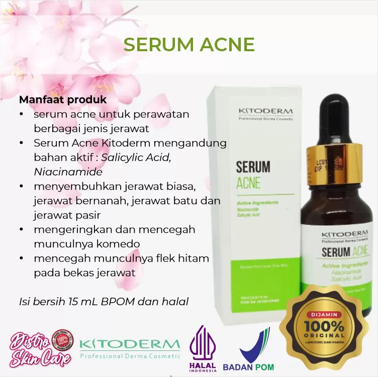 KITODERM SERUM ACNE SERUM JERAWAT