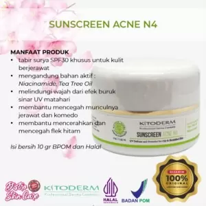 KITODERM SUNSCREEN ACNE N4 SPF30