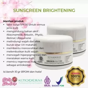 KITODERM SUNSCREEN BRIGHTENING SPF30