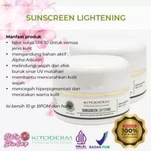 KITODERM SUNSCREEN LIGHTENING SPF30