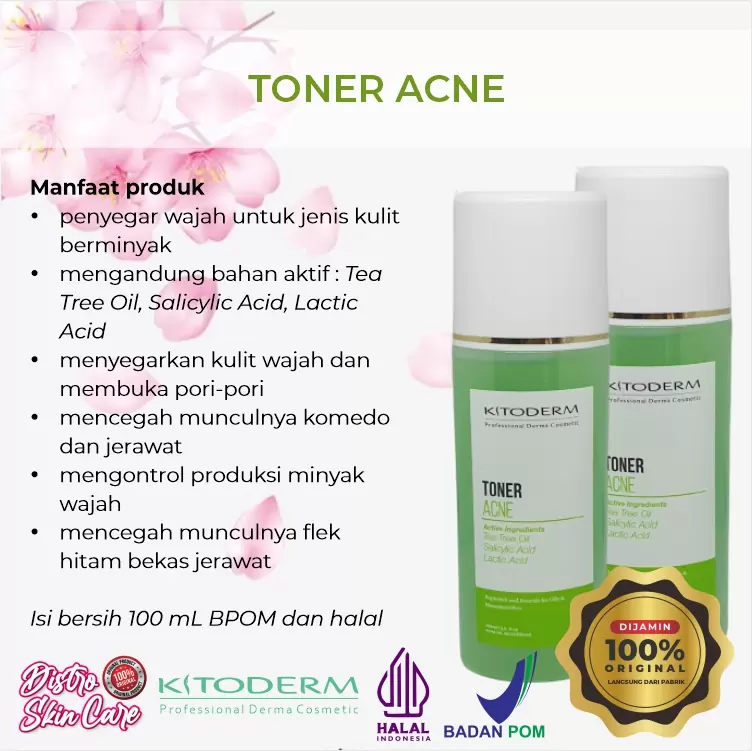 KITODERM TONER ACNE 1 toner acne kitoderm
