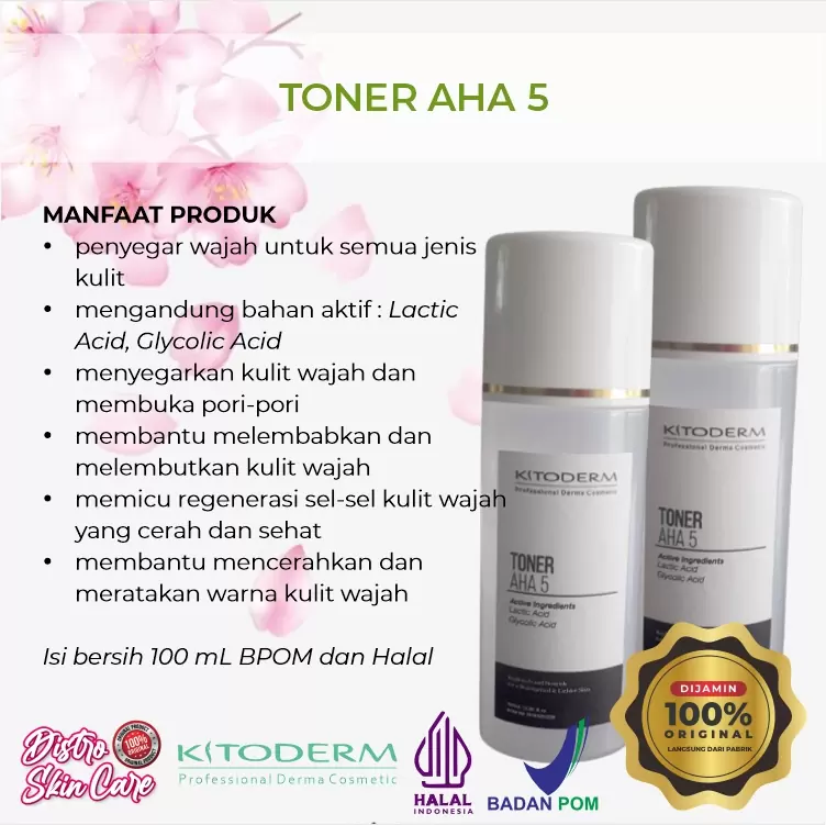 KITODERM TONER AHA 5 1 KITODERM TONER AHA 5