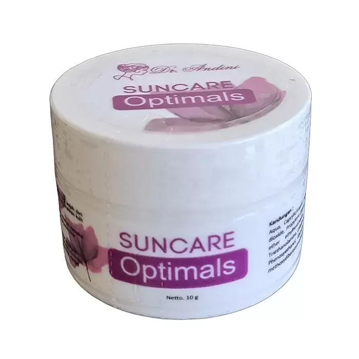 SUNCARE SPF50 OPTIMALS DR ANDINI UNTUK MELINDUNGI WAJAH DARI UVA UVB 1 suncare spf50 optimals dr andini