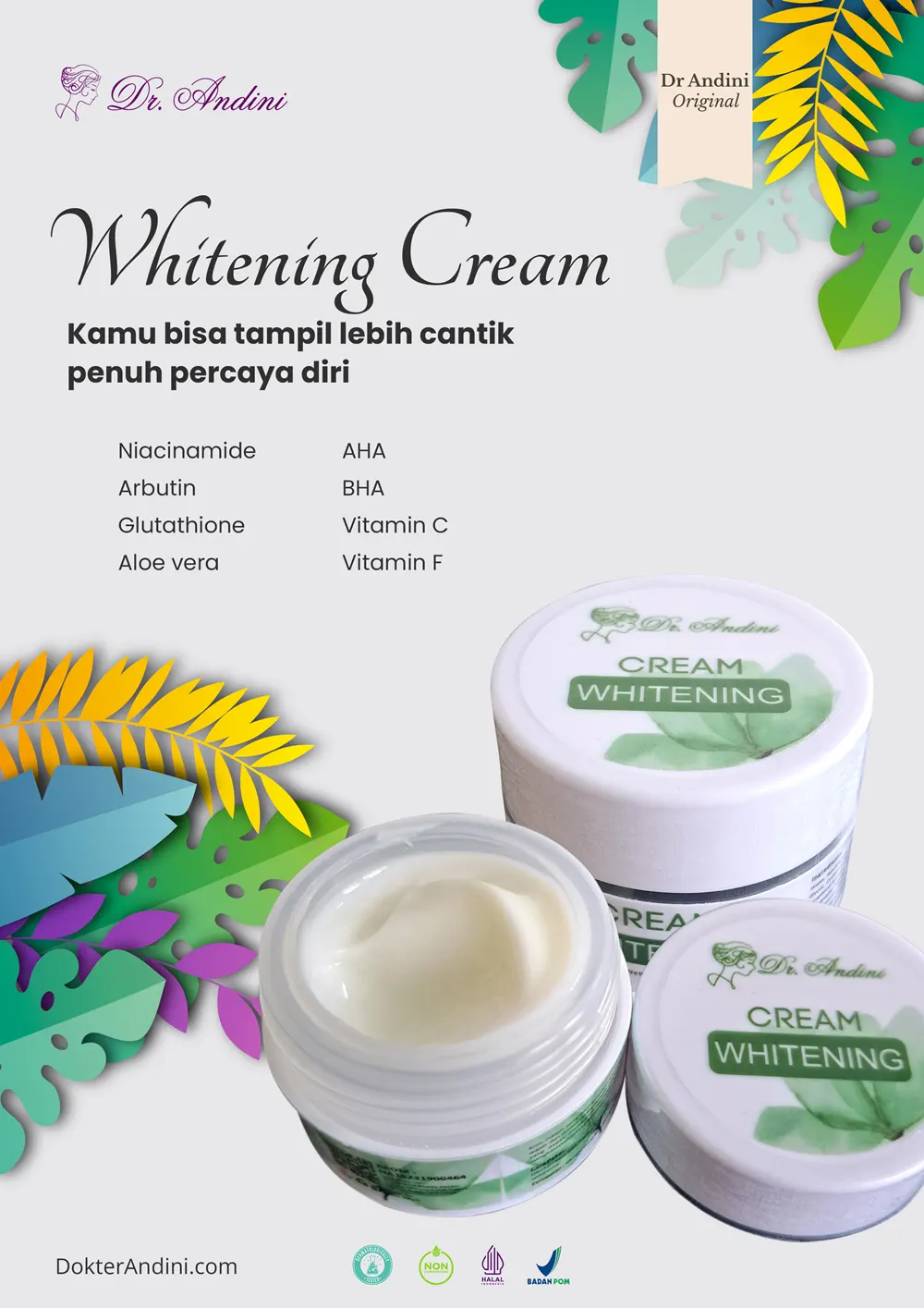 whitening cream dr andini